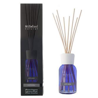 Skleněný difuzér Millefiori Milano Natural, 500ml/Chladná voda