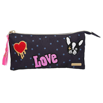 Školní penál taštička Top Model Pejsek, modrá