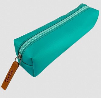 Piórnik mini prostokąt Turkus pastel