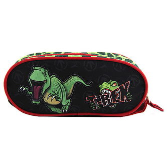 Školní penál Target T-rex, barva černá