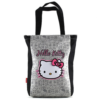 Nákupní taška Hello Kitty šedá