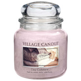 Sviečka v sklenenej dóze Village Candle Kašmírové pohladenie, 454 g