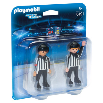 Duo Pack Hokejový rozhodca Playmobil Šport a akcie, 11 dielikov