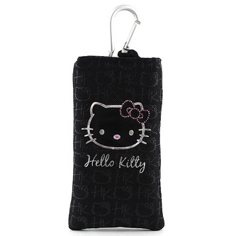 Pouzdro na mobil Hello Kitty černé