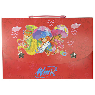 Obal na dokumenty Winx Club Obal na dokumenty L Bloom&Stella&Flora s deštníky