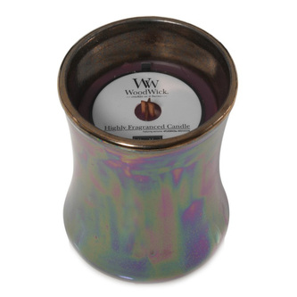 Svíčka keramická oválná váza WoodWick Tmavý mák, 133.2 g Svíčka keramická oválná váza WoodWick Tmavý mák, 133.2 g