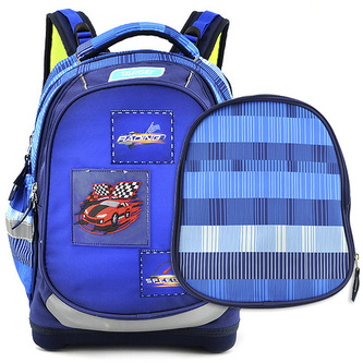 Školní batoh Target Závodní auto, modrý