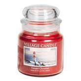 Sviečka v sklenenej dóze Village Candle Vianoce v prístave, 454 g
