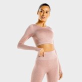Sportovní Top Marl Seamless Crop Top Rose Gold - Squat Wolf - Velikost S
