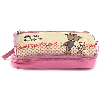 Školní penál Nici růžový