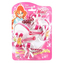 Vlasová sada Winx Club Sponky a gumičky do vlasů set 05 Stella bílo-růžová