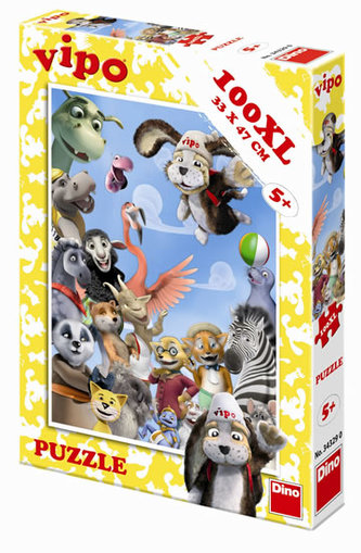 Vipo a přátelé - puzzle XL 100 dílků