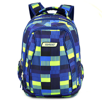 Školní batoh 2v1 Target Žluto-modrý se vzorem