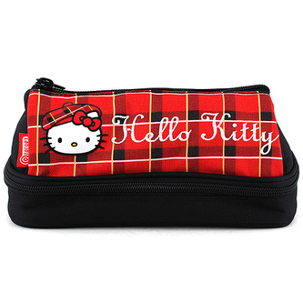 Školský peračník Hello Kitty červeno-čierny