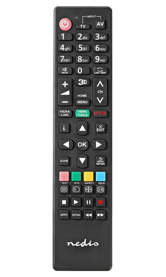 NEDIS předprogramovaný dálkový ovladač kompatibilní se všemi televizory Panasonic NEDIS předprogramovaný dálkový ovladač kompatibilní se všemi televizory Panasonic