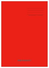 Zeszyt A5/16K kratka PP Red (4szt) NARCISSUS