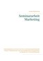 Seminararbeit Marketing