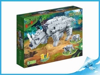 BanBao stavebnice Creatables postav si zvíře 3v1 nosorožec