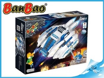 BanBao stavebnice Journey V vesmírná loď BB-129 na baterie se světlem 252ks