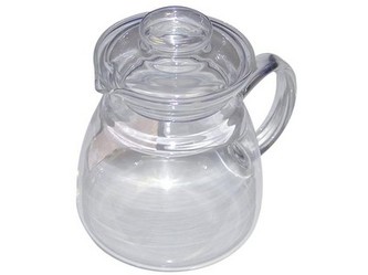 konvice JANA 0,6l víčko skl., rukojeť skl.