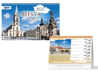 Města a obce ČR 2022 - stolní kalendář