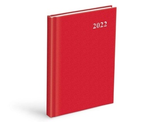 Diář 2022 D801 PVC Red