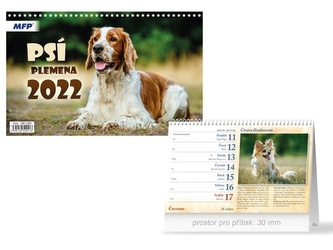 Psí plemena 2022 - stolní kalendář
