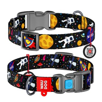 Obojok nylonový Waudog NASA QR (23-35cm/1,5cm)