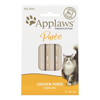 Applaws Purée Cat lízací pyré Kuře 8 x 7g