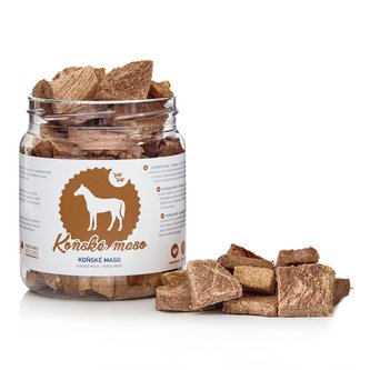 Raw Raw maškrty mrazom sušené Konské mäso 80g