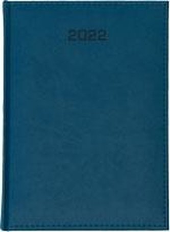 Kalendarz 2022 Tygodniowy A4 Vivella niebieski