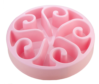 Zpomalovací miska Eat Slow Original růžová 20cm