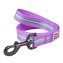 Vodítko nylonové Waudog Glow fialové (122cm/2,0cm)