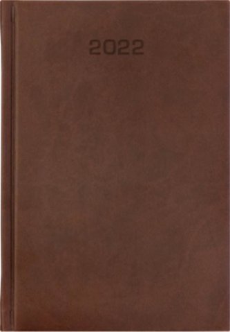 Kalendarz 2022 Dzienny A4 Vivella jasny brąz ANIEW