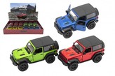 Auto Kinsmart Jeep Wrangler 2018 pevná střecha 1:34 12,5cm kov
