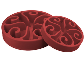 Zpomalovací miska Eat Slow Original červená 30cm