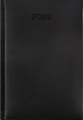 Kalendarz 2022 Dzienny A4 Vivella czarny ANIEW