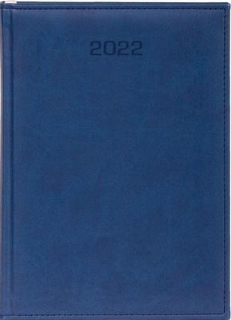 Kalendarz 2022 Dzienny A5 Vivella granatowy