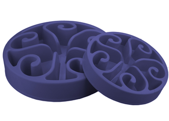 Zpomalovací miska Eat Slow Original modrá 30cm