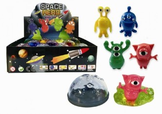 Sliz - hmota vesmír 3,5x6cm, 4 druhy - 1 kus