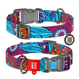 Obojek nylonový Waudog Summer QR (23-35cm/1,5cm)