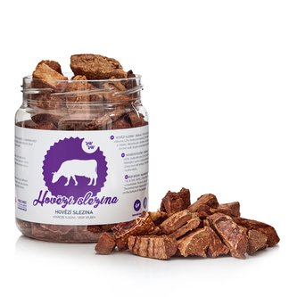 Raw Raw maškrty mrazom sušená Hovädzia slezina 70g