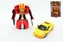 Transformer robot/auto plast 14cm asst 2 barvy na kartě