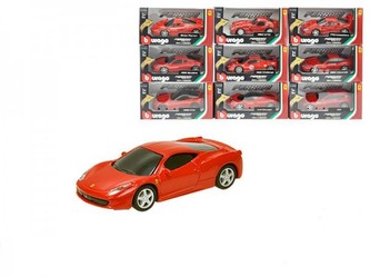 Auto Bburago 1:43 Ferrari Race & Play na baterie se světlem a zvukem asst 10 druhů v krabičce