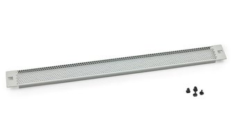 Triton 19' záslepka 1U plastový zámek, síto 75%-4mm RAL7035