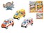 Auto Ambulance 8cm kov zpětný chod asst 3 barvy v krabičce 12ks v boxu
