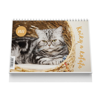 Kočky a koťata 2022 - stolní kalendář