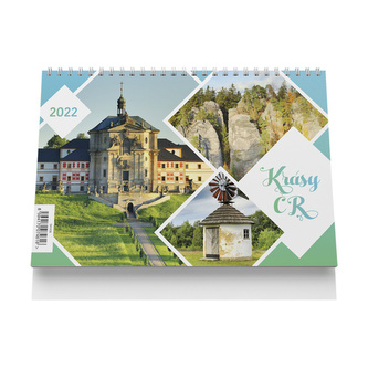 Krásy ČR 2022 - stolní kalendář
