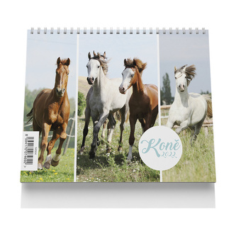 Koně 2022 - stolní kalendář