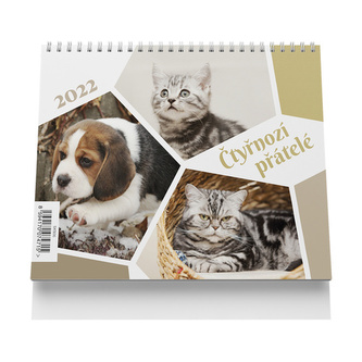 Čtyřnozí přátelé 2022 - stolní kalendář